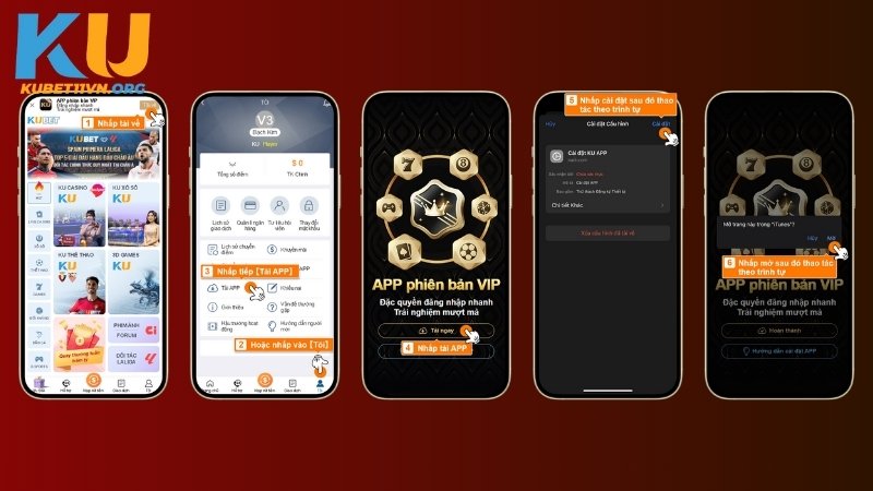 Các bước tải app KUBET11 trên iOS cho lính mới