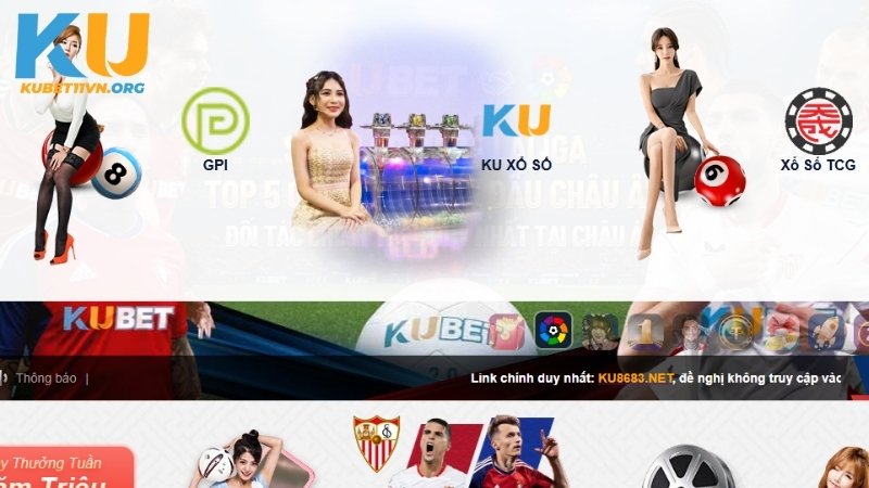 Các sảnh xổ số nổi bật tại KUBET11
