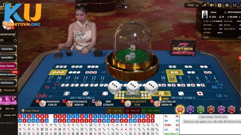 Kinh nghiệm chơi game Tài Xỉu KUBET11