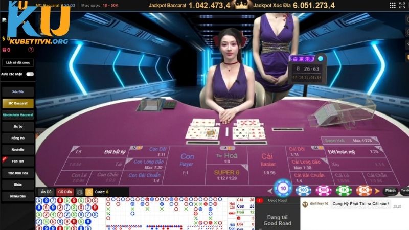 Luật chơi và các quy tắc trong Baccarat KUBET11